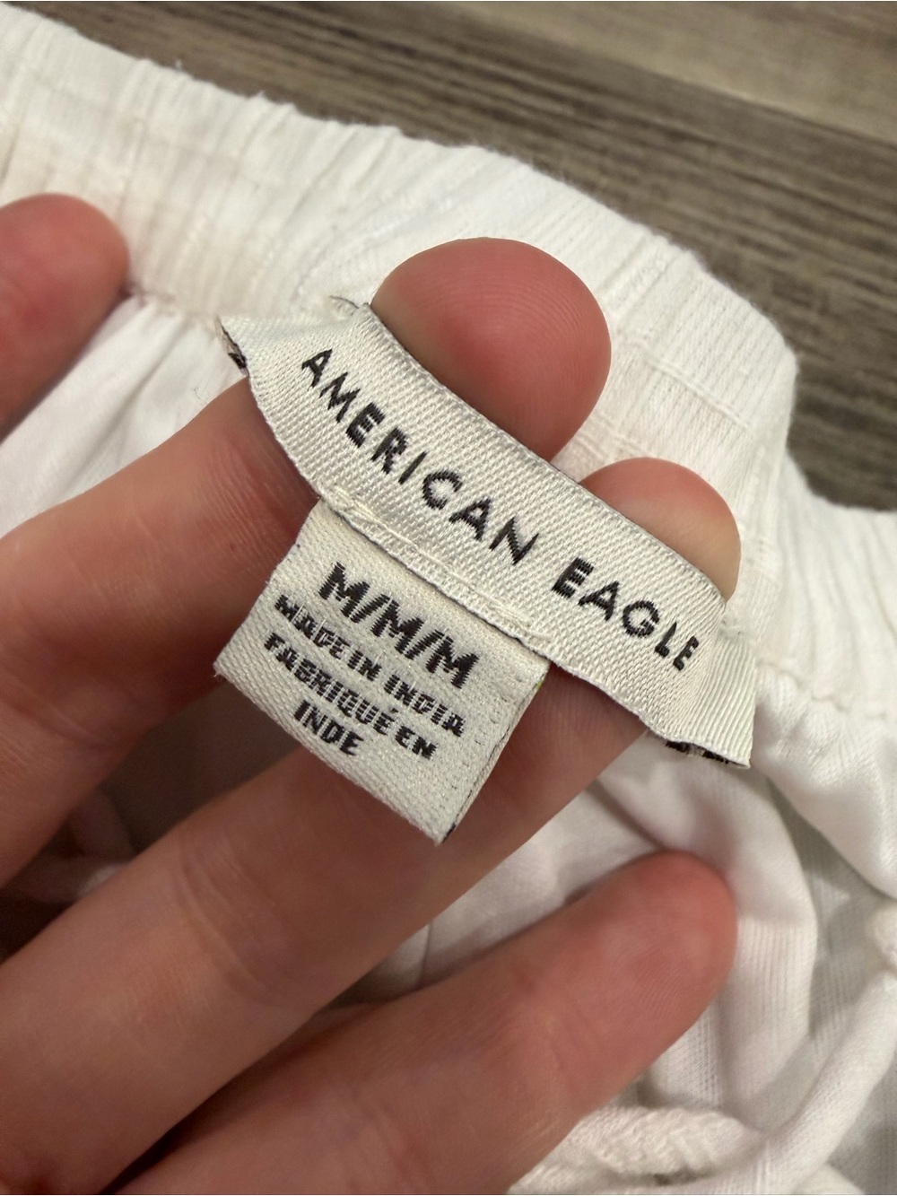 American Eagle Outfitters White Cotton Gauze Mini Skort - Picture 2 of 6